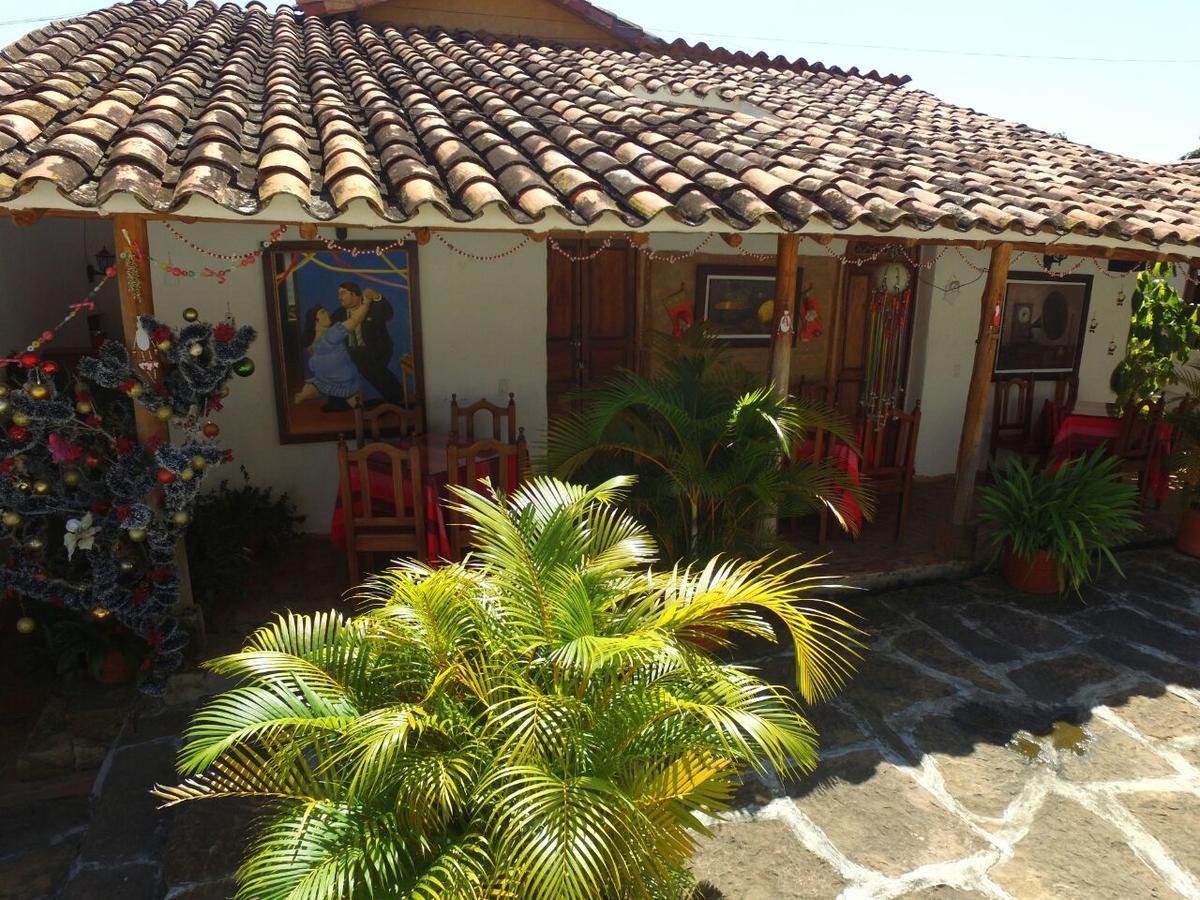 Hostal La Casona Barichara Santander Cabrera  Exteriér fotografie